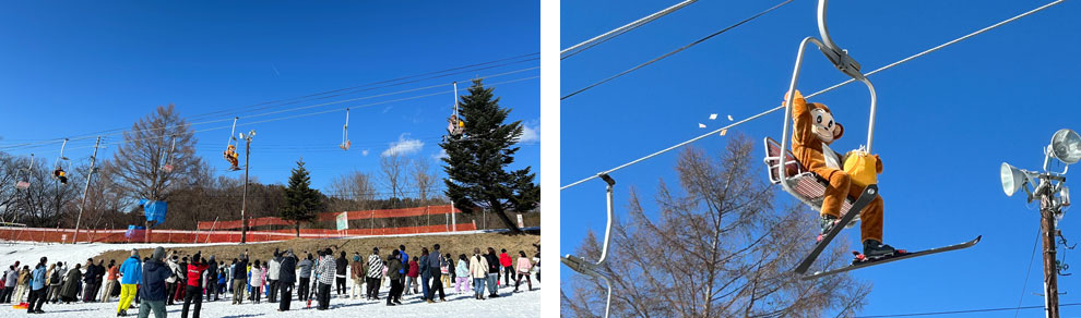 2月18日、今日の蔵王猿倉スキー場